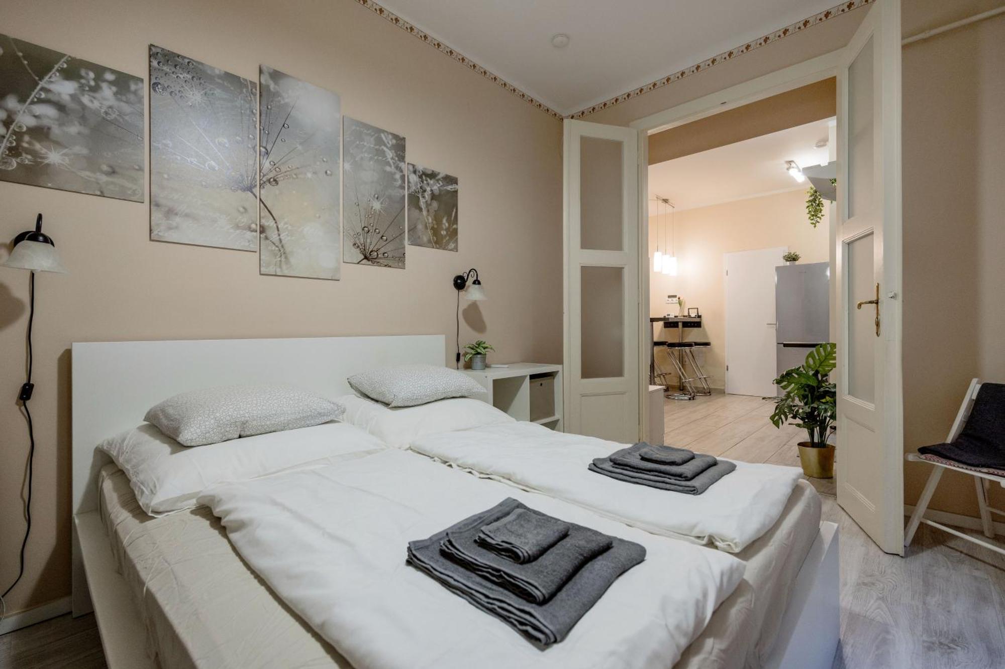 Roomback - 2br With Ac Near Deak Ter Budapeste